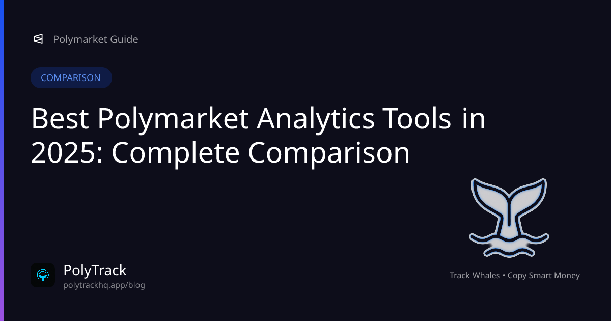 Best Polymarket Analytics Tools in 2025: Complete Comparison - Polymarket Comparison | PolyTrack