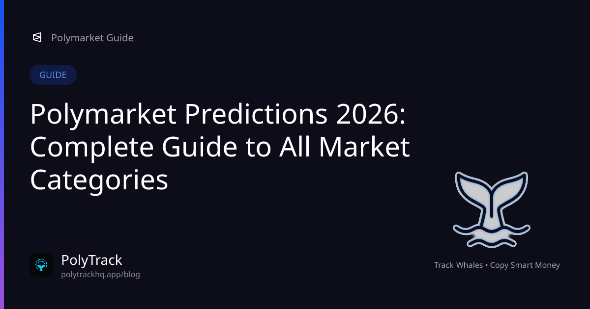 Polymarket Predictions 2026: Complete Guide to All Market Categories - Polymarket Guide | PolyTrack