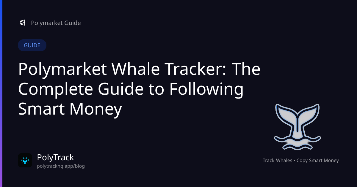 Polymarket Whale Tracker: The Complete Guide to Following Smart Money - Guide Guide for Polymarket Traders | PolyTrack Blog