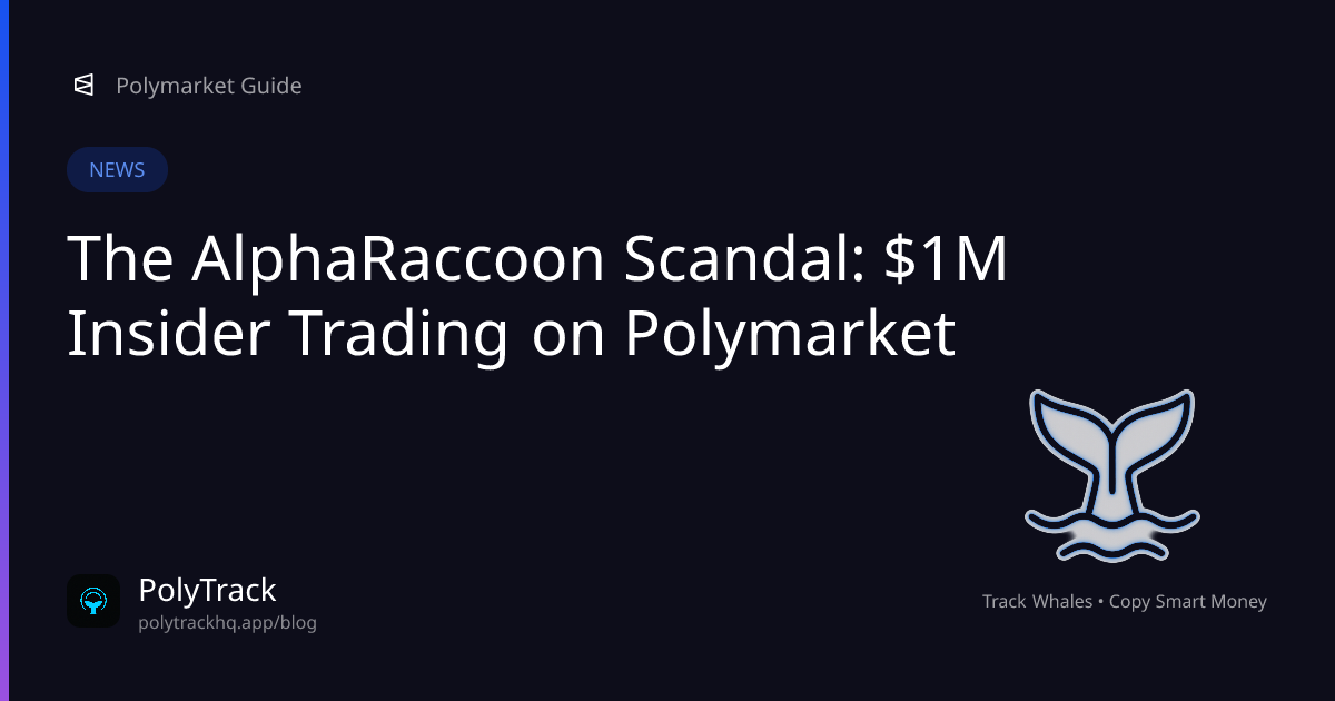 The AlphaRaccoon Scandal: $1M Insider Trading on Polymarket - Polymarket News | PolyTrack